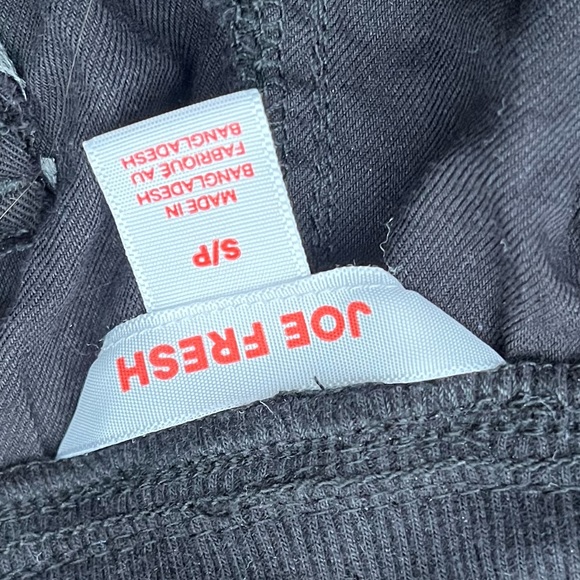 NWT Never Worn Joe Fresh Black Tie Adjustable Shorts - Picture 4 of 5